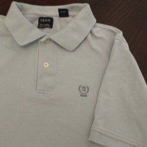 Light Bluish Grey  Men's IZOD Polo shirt Size M